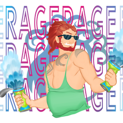 Single character t-shirt merch design - $80